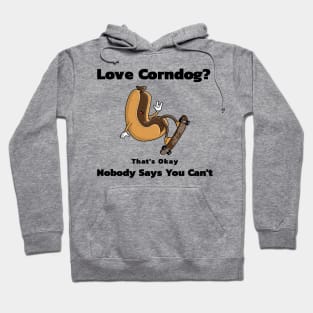 Funny Hot Dog Corndog Lover Hoodie